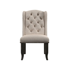 Supplier Factory Modern Design Linen Dinning Room Nail Chair