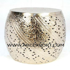 wholesale nickle plated metal stool supplier