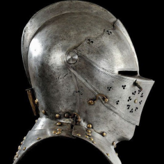 Manufacturer 18GA Medieval Knight Tournament Close Armor Helmet