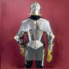 Supplier German Gothic Full Suit Of Armor 15Th Century Armor Suit Fine Quality