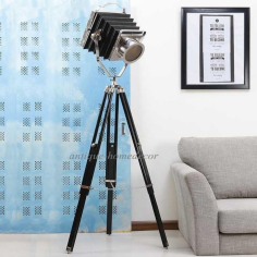 Supplier Vintage Camera Halloween Spot Light Solid Tripod Floor Lamp