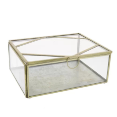 Wholesaler Decorative Jewelry Storage Glass Box