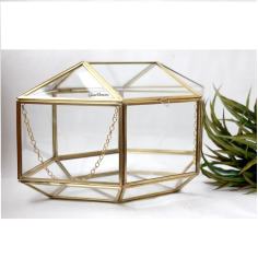 Wholesaler Beautiful Jewelry Storage Glass Box / Elegant Design Glass Box