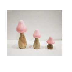 Wholesale Wooden Craft Handicraft Mushroom with Cute Design