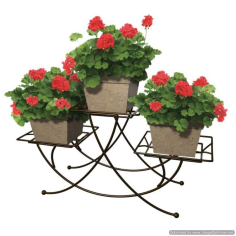 Wholesale flower stand for 3 pots supplier