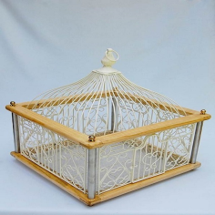 Wholesale brass metal handmade metal bird cage supplier