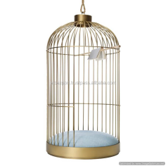 Wholesale tall antique fancy shiny metal bird cage supplier