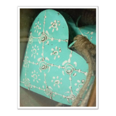 Wholesale oF Aqua Hanging Heart