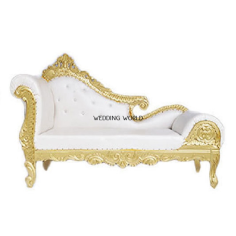 Wholesaler Appreciable Carved Metal Wedding Couch Unique Design Furniture