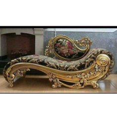 royal designs classic chaise lounge chairs wooden carved Living Room Sofa Set