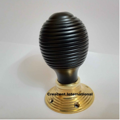 Wholesaler  Ebony beehive door knob