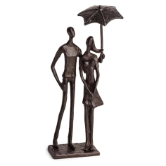 Wholesaler of  Couple Under Umbrella Figurine Tabletop Sculpture