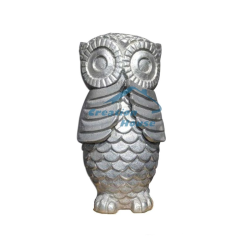 Aluminium Owl Sculptures Mekar