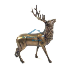 Metal Aluminium Stag Ornament Deer Sculpture Mekar Mekar