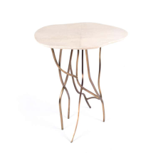 Side Table with Marble Top From Handmade Furniture Exporter