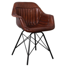 WHOLESALER OF GENUINE LEATHER DINING CHAIR