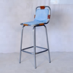 WHOLESALER OF DENIM FABRIC INDUSTRIAL BAR STOOL