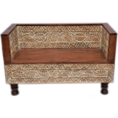 Wholesaler of  FLORAL CARVED SOFA DOUBLE SITTER