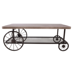 Wholesaler of Restaurant Center Table Wood Metal Coffee Table