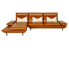 Wholesaler of Living Rooms and Drawing Rooms L-Shaped Leather Sofa