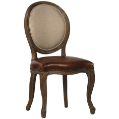 Wholesaler of Leather Backrest Banquet Leather Dining Chair