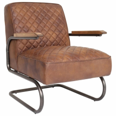 Wholesaler of  Metal Leather Accent Chair