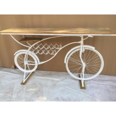 Wholesaler of  Old Cycle With Wooden High Bar Table