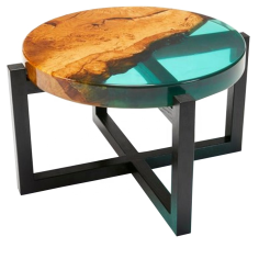 Round Epoxy End Table furniture manufacturer