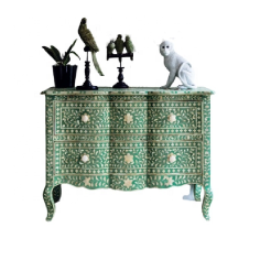 Good Quality Bone Inlay Drawer Chest Furniture from India Camel Bone In Supplier