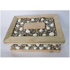 Wholesale SHand Work Shell Wood Jewelry / Gift Box Furniture