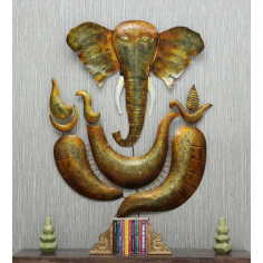 Wholesale Iron 2 Part Ganesha with led