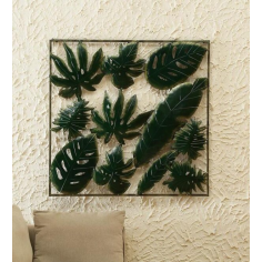 Iron Green leaf with led Supplier