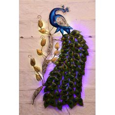 Iron Peacock with led 5ft Supplier