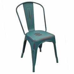 cafeteria Metal Bistro Distress Chair supplier