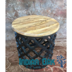 Rustic Furniture Carved Wooden Coffee Table  supplier