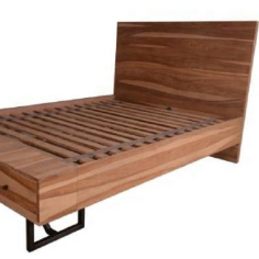 Classic Indian wood modern bed supplier