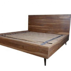 Solid Wood Double Bed  supplier