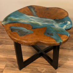 Epoxy Live Edge  Coffee Table supplier