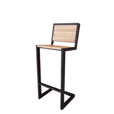 WHOLESALE  Wooden And Iron Frame Bar Stool