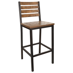 WHOLESALE  metal bar chair with backrest