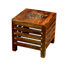 Wholesaler Wooden squared design stool