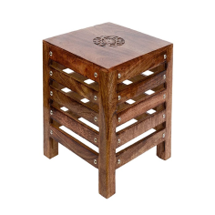 Wholesaler Wooden box style stool for home decor