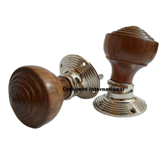 Ringed Door Knobs Rosewood Wooden door knob Manufacturer