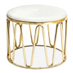 DESIGNER METAL STOOL FOR LIVING ROOM BEDSIDE STOOL EXPORTER