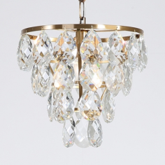 Wholesale Mini Crystal Chandeliers Acrylic Droplets Flush Mount Rain