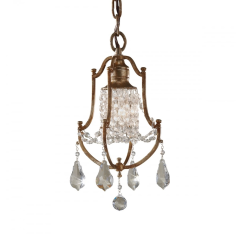 Wholesale Antique mini crystal Bead chandelier for bathroom