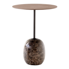 Wholesale Elegant Side Table With Round Top & Marble Base