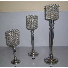 Candle Stand Crystal Beaded Manufacturer