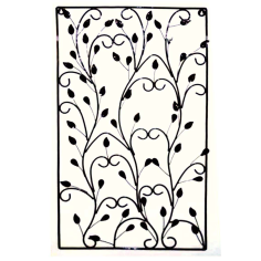 Wall Art With Leaves Design And Rectangle Shape Manufacturer