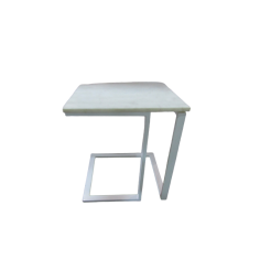 Coffee Table Luxury Design White Based Square Marble Top Tea Table Supplier